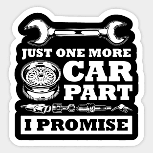 Just One More Car Sticker